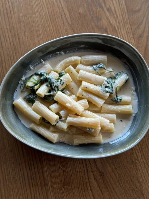Pasta in cremiger Sauce